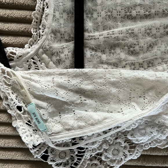 Kimchi Blue Crop Baby Doll Blouse with Exposed Back - Picture 6 of 6